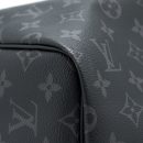 AAA Replica Louis Vuitton LV KEEPALL 55 WITH SHOULDER STRAP MONOGRAM ECLIPSE CANVAS SHW