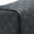 AAA Replica Louis Vuitton LV KEEPALL 55 WITH SHOULDER STRAP MONOGRAM ECLIPSE CANVAS SHW