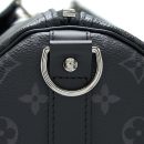 AAA Replica Louis Vuitton LV KEEPALL 55 WITH SHOULDER STRAP MONOGRAM ECLIPSE CANVAS SHW