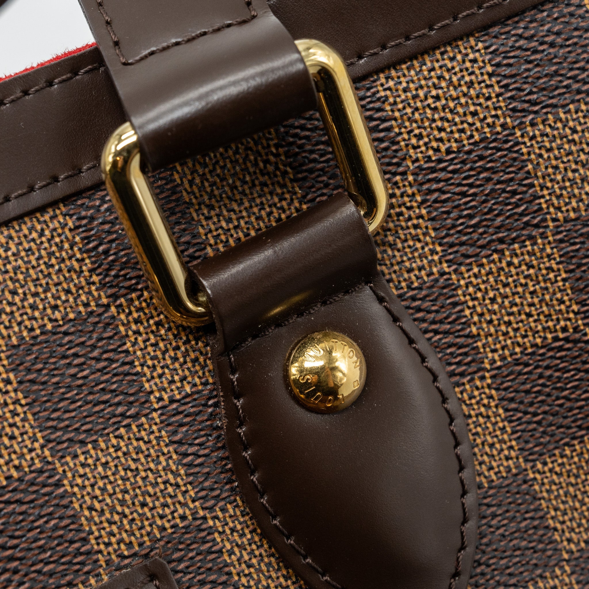 AAA Replica Louis Vuitton LV HAMPSTEAD TOTE BAG DAMIER EBENE GHW