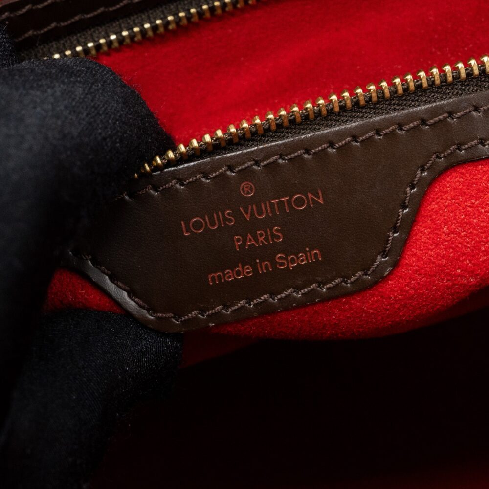 AAA Replica Louis Vuitton LV HAMPSTEAD TOTE BAG DAMIER EBENE GHW