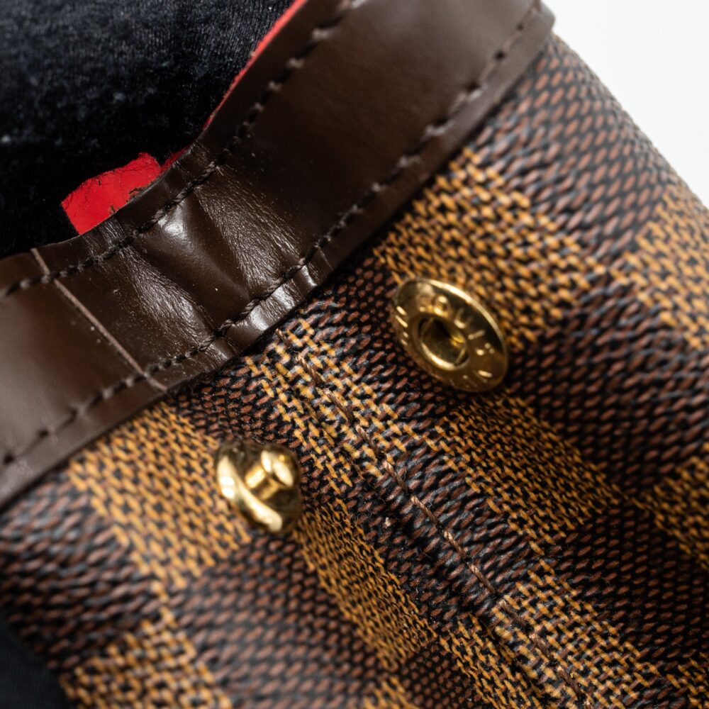 AAA Replica Louis Vuitton LV HAMPSTEAD TOTE BAG DAMIER EBENE GHW