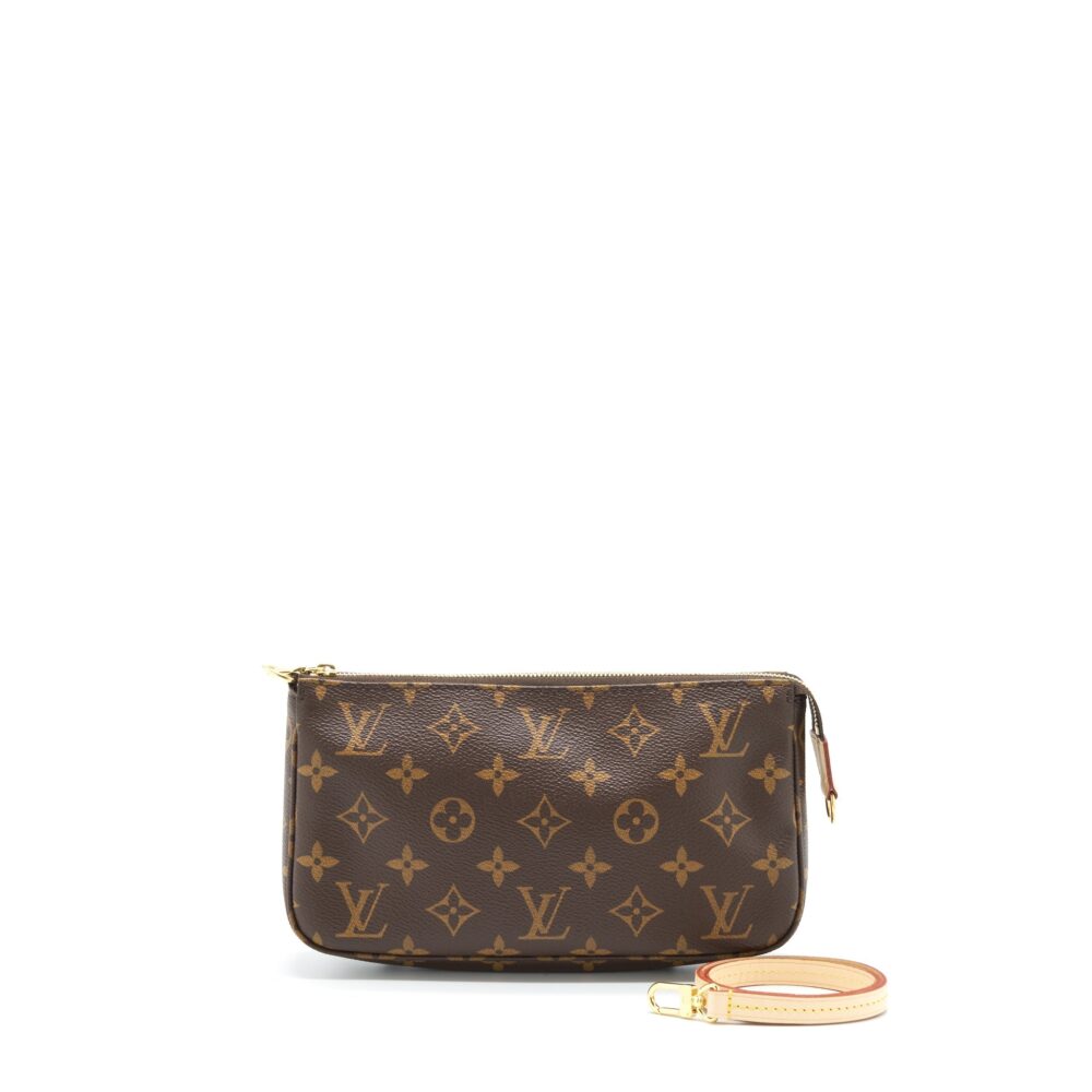AAA Replica Louis Vuitton LV POCHETTE ACCESSORIES MONOGRAM CANVAS GHW