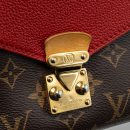 AAA Replica Louis Vuitton LV PALLAS CHAIN BAG MONOGRAM CANVAS / CALFSKIN RED GHW