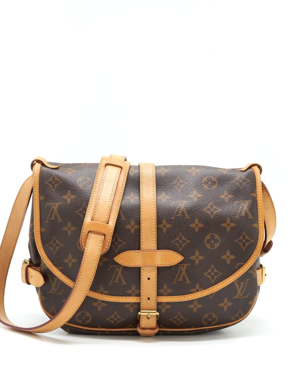 AAA Replica Louis Vuitton LV VINTAGE DOUBLE SIDE CROSSBODY BAG MONOGRAM CANVAS GHW