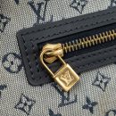 AAA Replica Louis Vuitton LV VINTAGE ZIP TOTE BAG FABRIC BLUE GHW