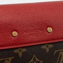 AAA Replica Louis Vuitton LV PALLAS CHAIN BAG MONOGRAM CANVAS / CALFSKIN RED GHW