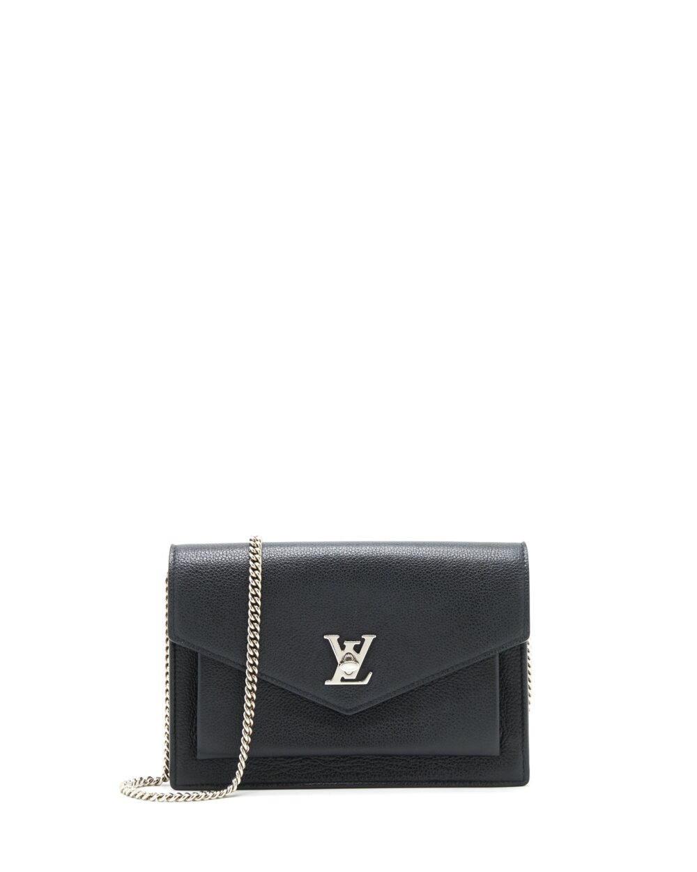 AAA Replica Louis Vuitton LV THE MY LOCKME CHAIN CROSSBODY BAG BLACK