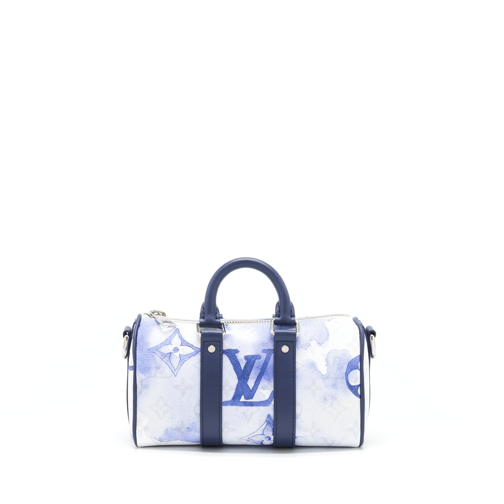 AAA Replica Louis Vuitton LV KEEPALL XS MONOGRAM WATERCOLOR BLUE CANVAS SHW