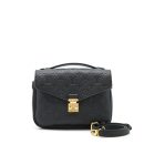 AAA Replica Louis Vuitton LV METIS POCHETTE MONOGRAM EMPREINTE BLACK GHW