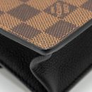 AAA Replica Louis Vuitton LV VAVIN CHAIN WALLET DAMIER EBENE CANVAS GHW