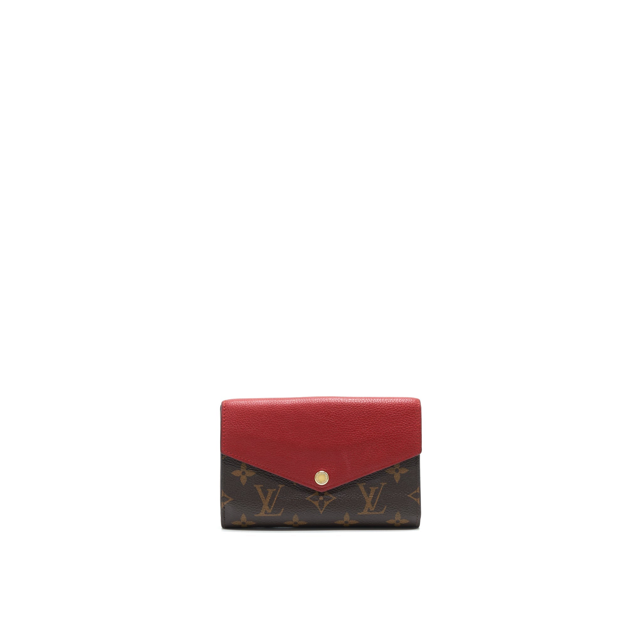 AAA Replica Louis Vuitton LV CERISE MONOGRAM CANVAS PALLAS COMPACT WALLET
