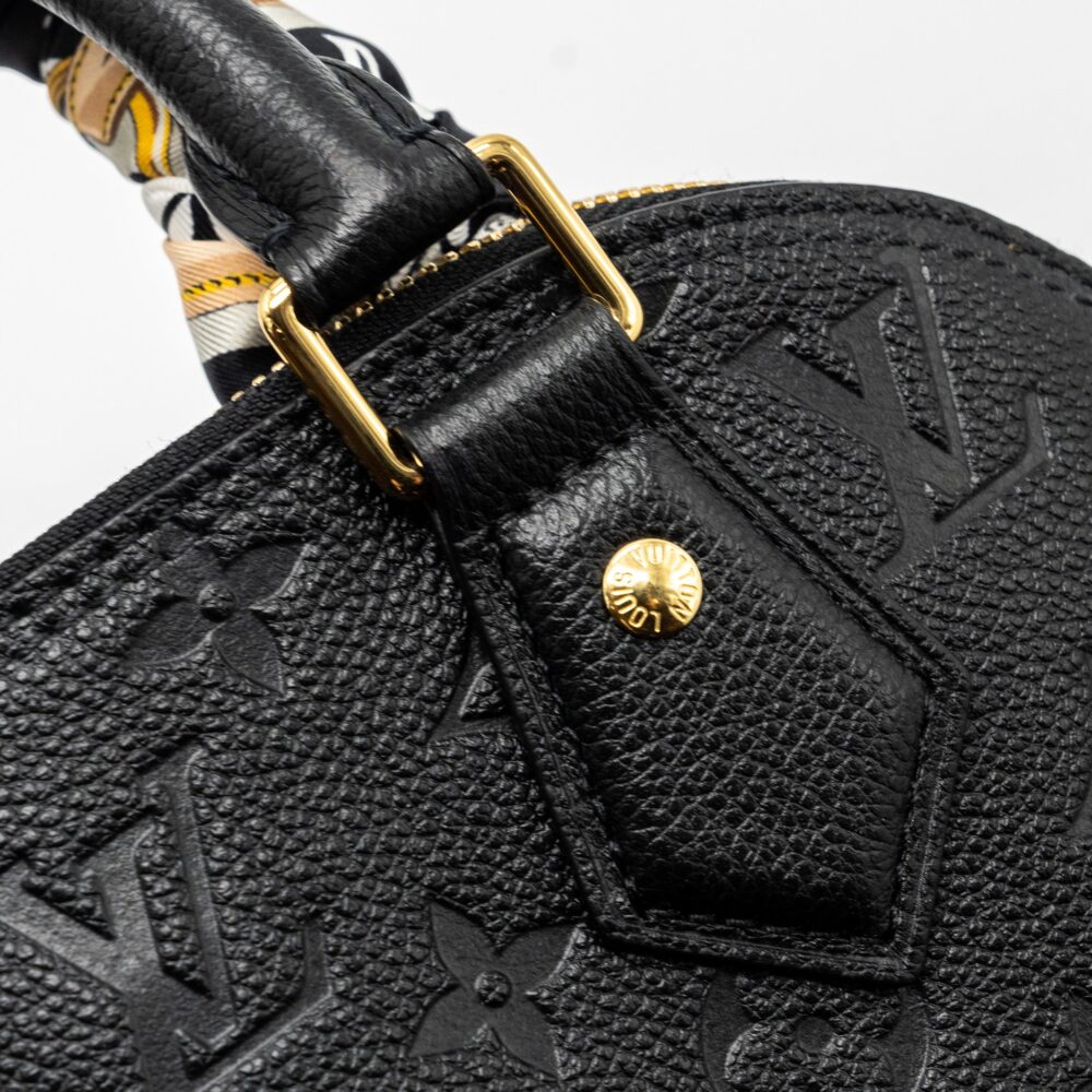 AAA Replica Louis Vuitton LV NEO ALMA BB MONOGRAM EMPREINTE LEATHER BLACK GHW(NEW VERSION)