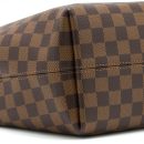 AAA Replica Louis Vuitton LV GRACEFUL MM DAMIER EBENE GHW