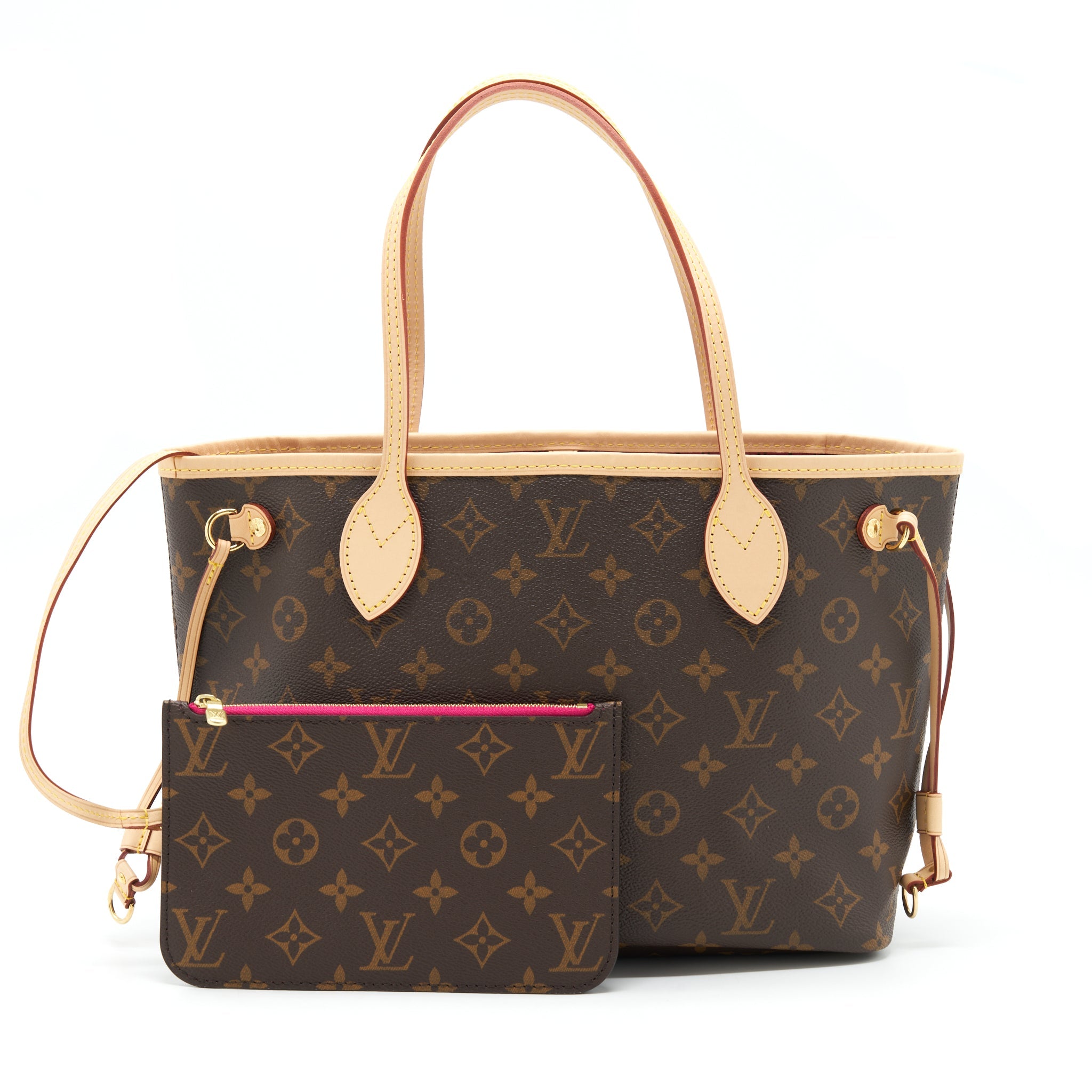 AAA Replica Louis Vuitton LV NEVERFULL PM MONOGRAM CANVAS GHW