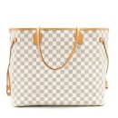 AAA Replica Louis Vuitton LV NEVERFULL GM DAMIER AZUR CANVAS