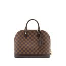 AAA Replica Louis Vuitton LV ALMA PM DAMIER EBENE GHW