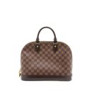 AAA Replica Louis Vuitton LV ALMA PM DAMIER EBENE GHW