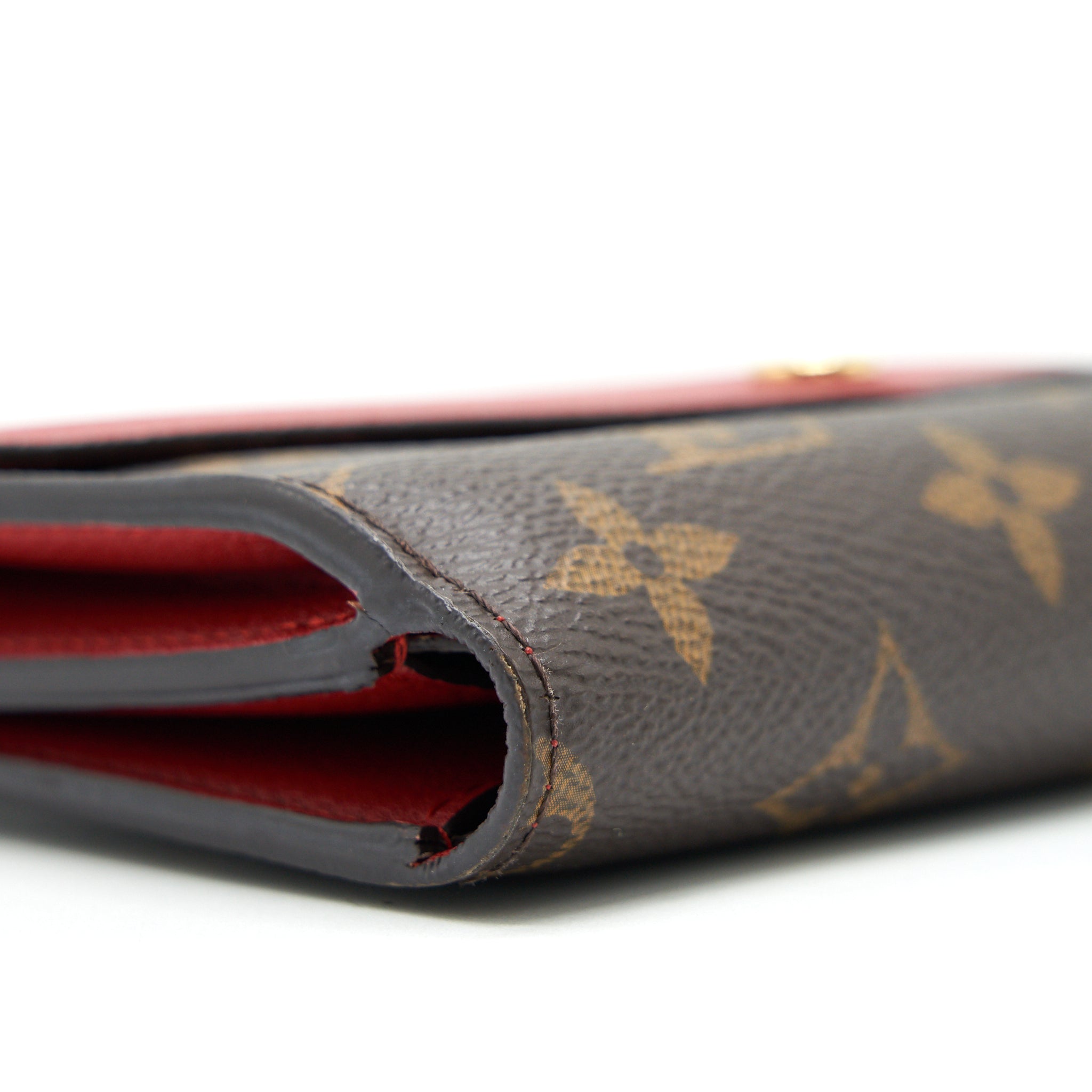 AAA Replica Louis Vuitton LV CERISE MONOGRAM CANVAS PALLAS COMPACT WALLET