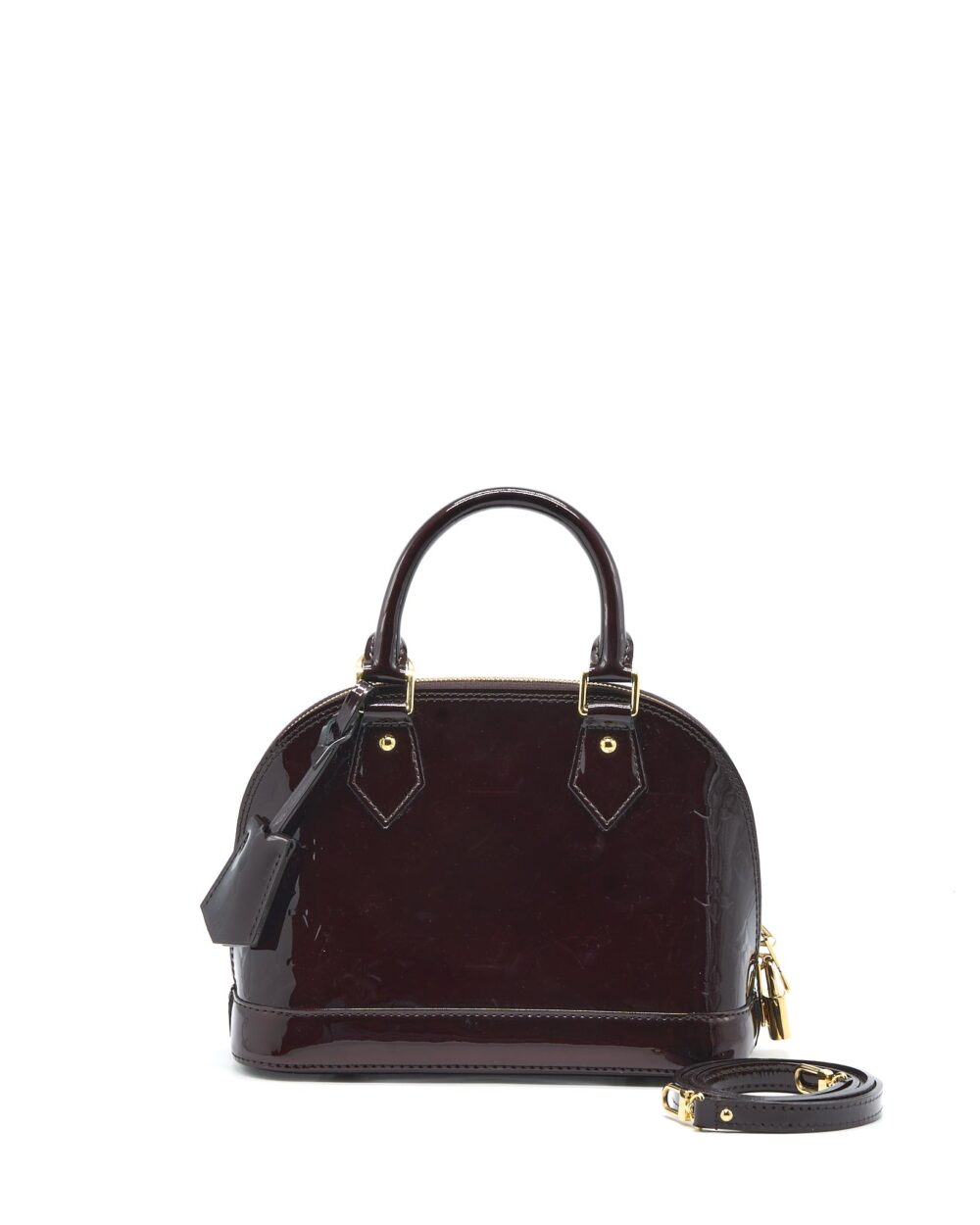 AAA Replica Louis Vuitton LV ALMA BB PATENT AMATANTE GHW