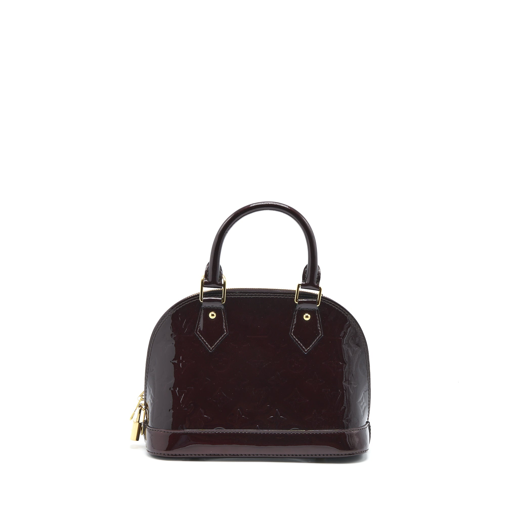 AAA Replica Louis Vuitton LV ALMA BB PATENT AMATANTE GHW