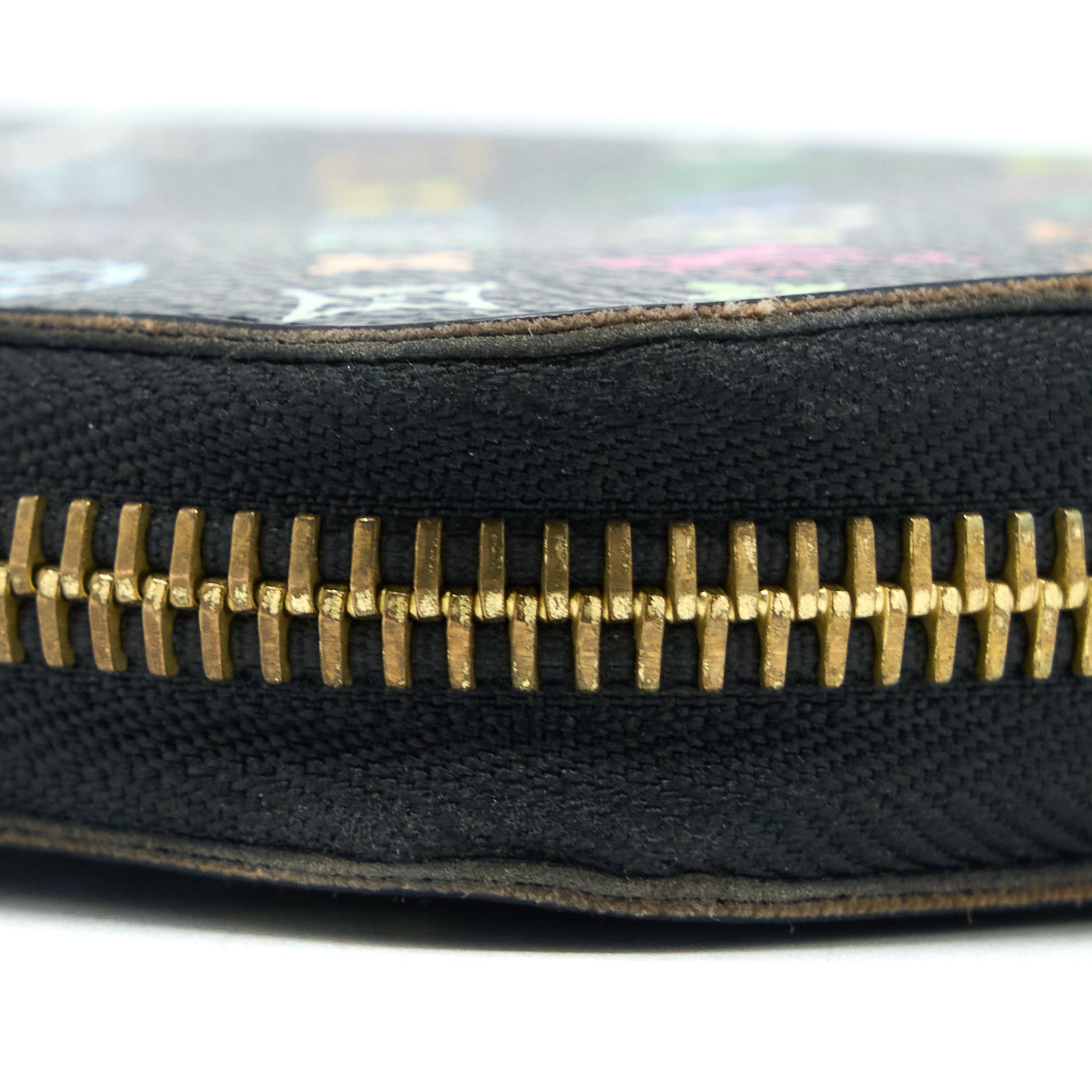 AAA Replica Louis Vuitton LV ZIPPY LONG WALLET BLACK MULTICOLOUR MONOGRAM CANVAS GHW