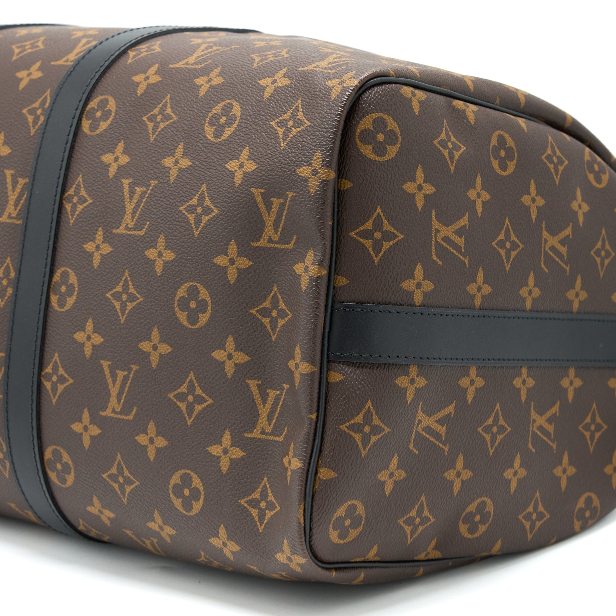 AAA Replica Louis Vuitton LV KEEPALL BANDOULIERE 45 MONOGRAM MACASSAR CANVAS SHW