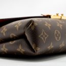 AAA Replica Louis Vuitton LV PALLAS CHAIN BAG MONOGRAM CANVAS/LEATHER RED GHW