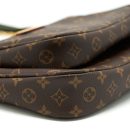 AAA Replica Louis Vuitton LV MULTI POCHETTE ACCESSORIES MONOGRAM CANVAS WITH KHAKI STRAP