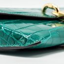 AAA Replica Louis Vuitton LV PADLOCK ON STRAP CROCODILE BRILLANT GREEN GHW
