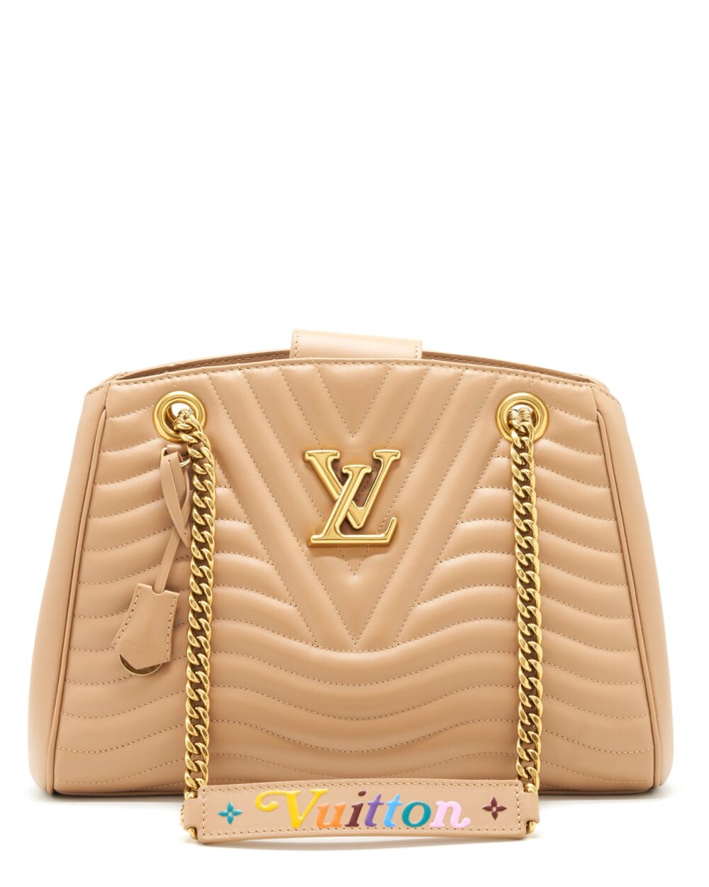 AAA Replica Louis Vuitton LV QUILTED CALFSKIN NEW WAVE CHAIN TOTE BAG