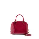 AAA Replica Louis Vuitton LV ALMA BB PATENT INDIAN ROSE GHW