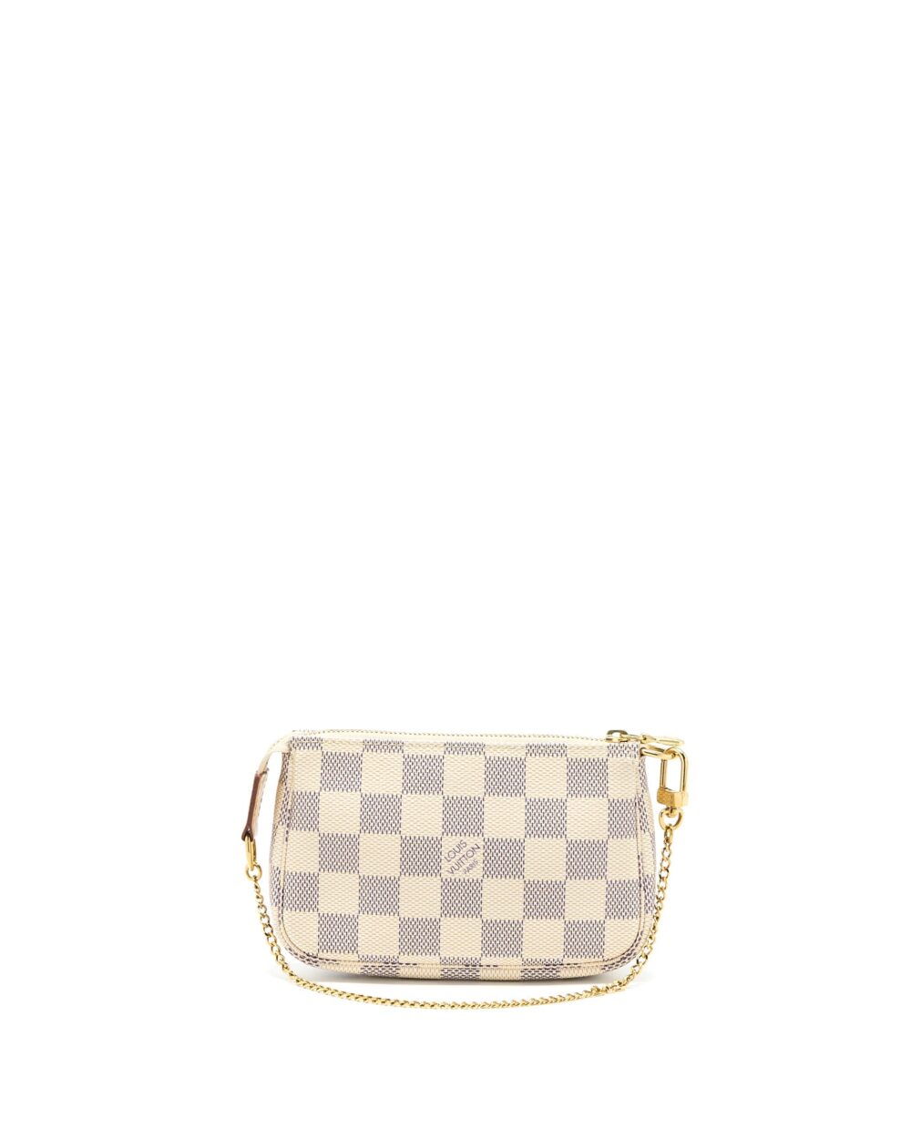AAA Replica Louis Vuitton LV MINI POCHETTE DAMIER AZUR CANVAS GHW