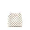 AAA Replica Louis Vuitton LV NEO NOE BUCKET BAG DAMIER AZUR/PINK GHW
