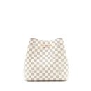 AAA Replica Louis Vuitton LV NEO NOE BUCKET BAG DAMIER AZUR/PINK GHW