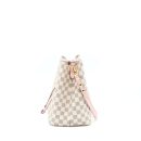 AAA Replica Louis Vuitton LV NEO NOE BUCKET BAG DAMIER AZUR/PINK GHW