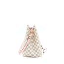 AAA Replica Louis Vuitton LV NEO NOE BUCKET BAG DAMIER AZUR/PINK GHW