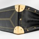 AAA Replica Louis Vuitton LV VINTAGE SHOULDER BAG BLACK GHW