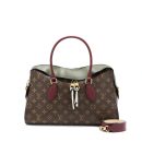 AAA Replica Louis Vuitton LV TUILERIES BAG MONOGRAM CANVAS GREEN/RED GHW