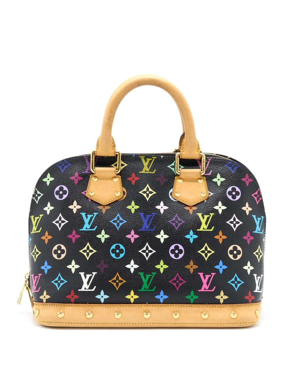 AAA Replica Louis Vuitton LV ALMA BAG MONOGRAM CANVAS MULTICOLOUR/ BLACK GHW