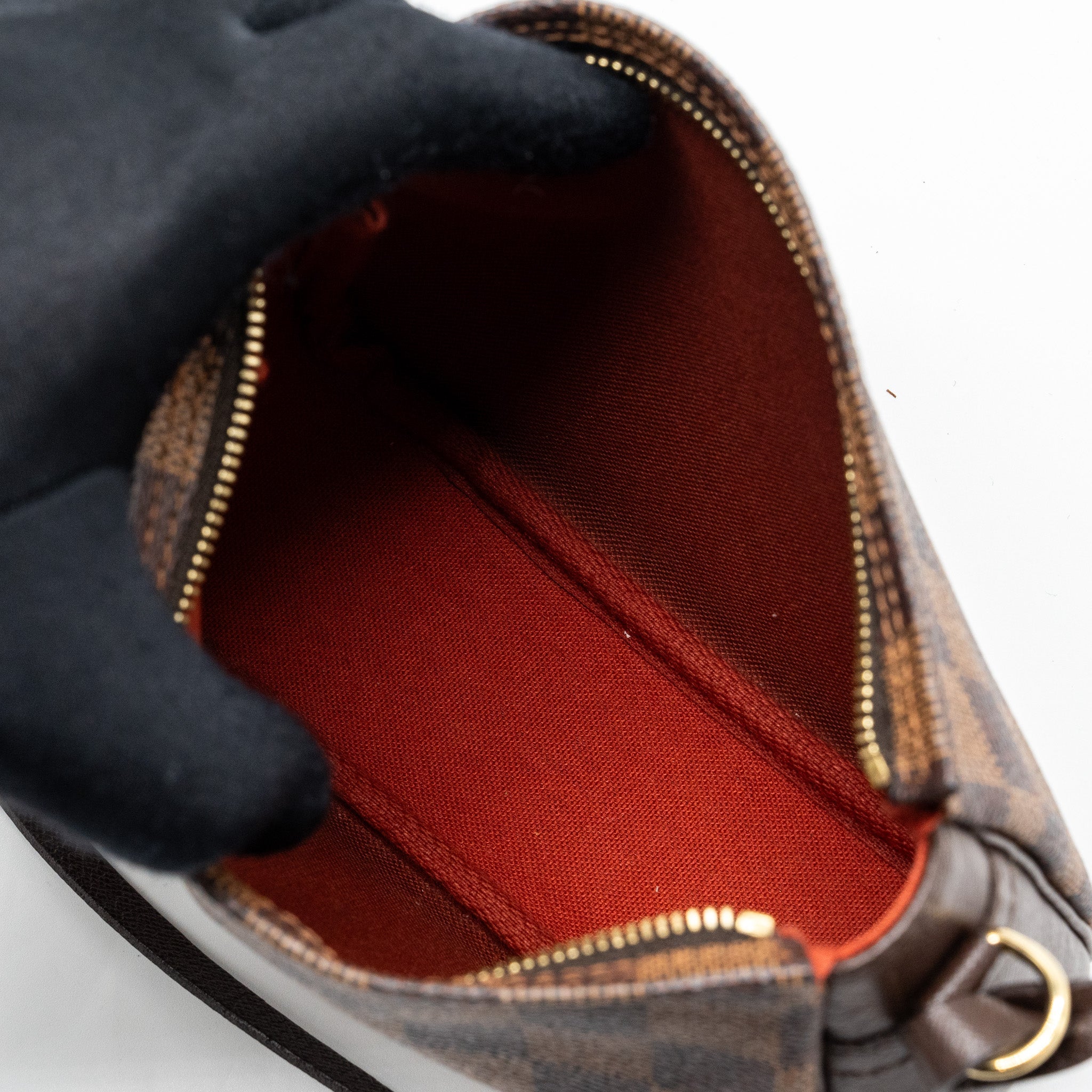 AAA Replica Louis Vuitton LV VINTAGE SQUARE SHOULDER BAG DAMIER EBENE GHW