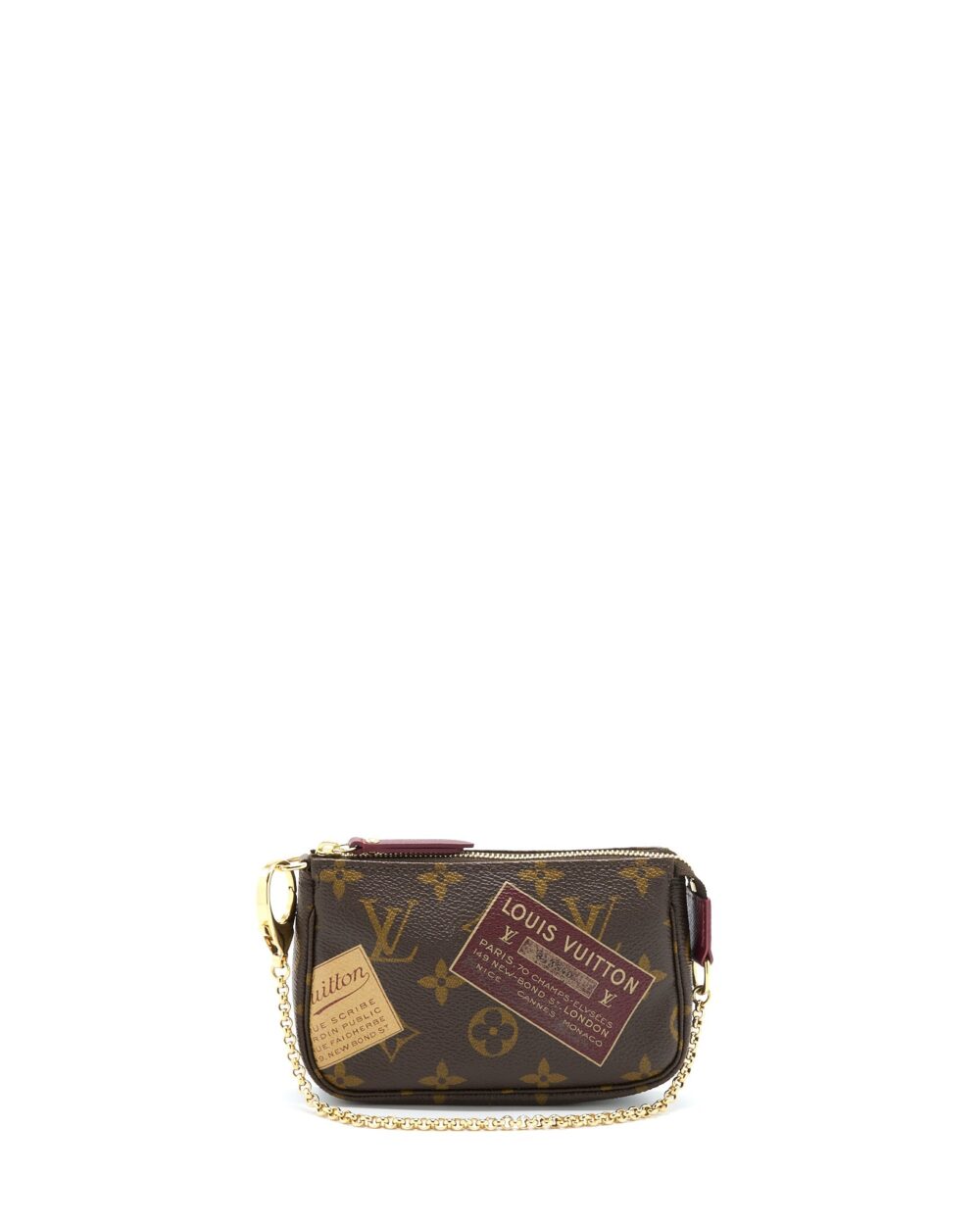 AAA Replica Louis Vuitton LV MINI POCHETTE LIMITED EDITION MONOGRAM CANVAS GHW