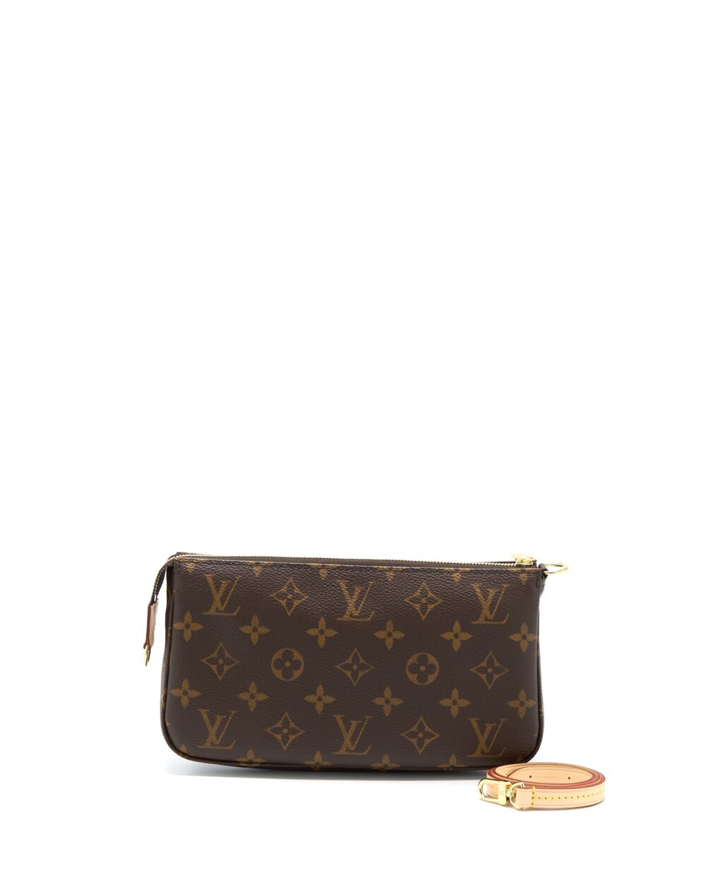 AAA Replica Louis Vuitton LV POCHETTE ACCESSORIES MONOGRAM CANVAS GHW (NEW VERSION)