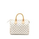 AAA Replica Louis Vuitton LV SPEEDY 25 DAMIER AZUR CANVAS GHW