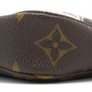 AAA Replica Louis Vuitton LV MINI POCHETTE ACCESSCORIES MONOGRAM CANVAS/HOT PINK GHW