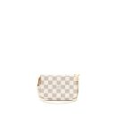 AAA Replica Louis Vuitton LV MINI POCHETTE ACCESSORIES DAMIER AZUR CANVAS GHW