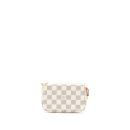 AAA Replica Louis Vuitton LV MINI POCHETTE ACCESSORIES DAMIER AZUR CANVAS GHW