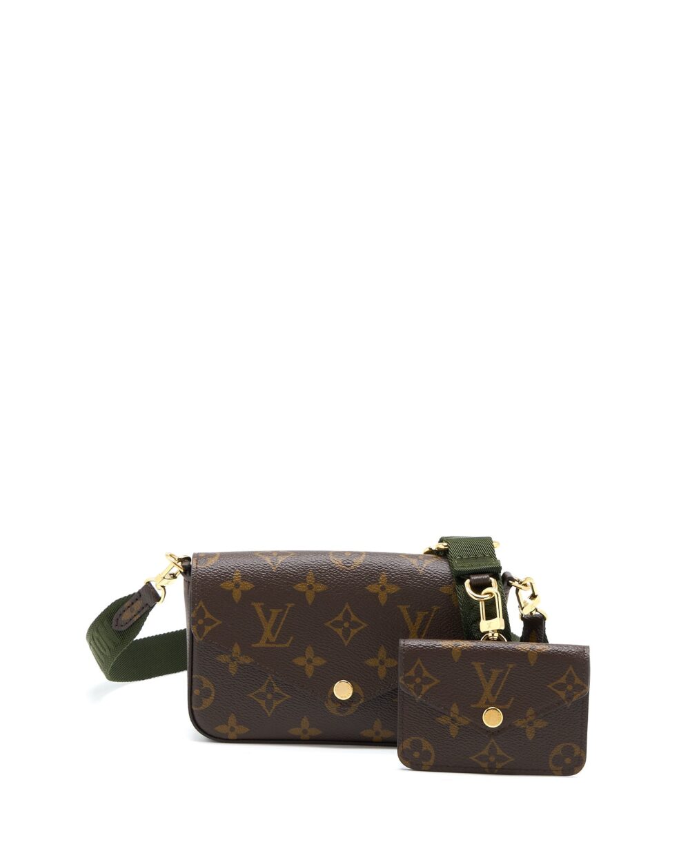AAA Replica Louis Vuitton LV FELICIE STRAP & GO MONOGRAM CANVAS GHW