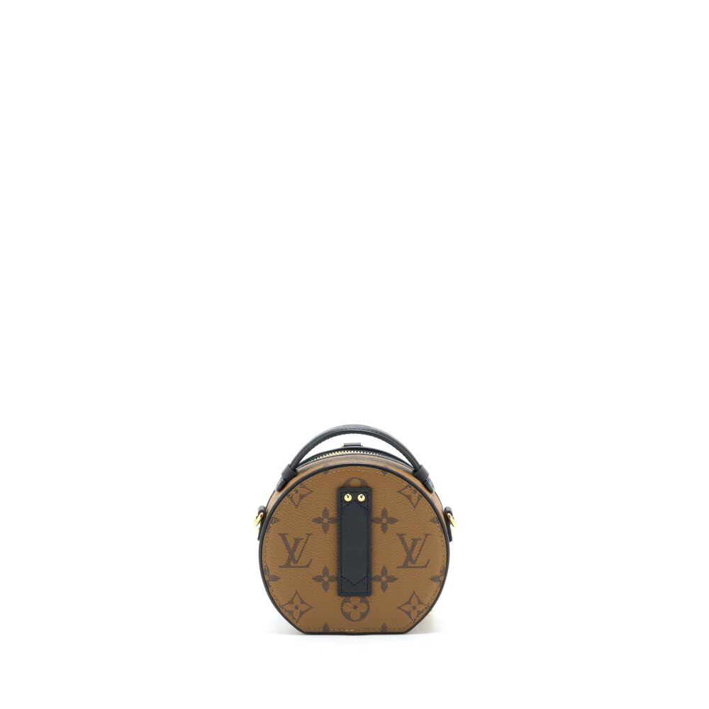 AAA Replica Louis Vuitton LV MINI BOITE CHAPEAU MONOGRAM REVERSE CANVAS GHW