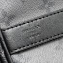 AAA Replica Louis Vuitton LV KEEPALL BANDOULIERE 25 MONOGRAM ECLIPSE SHW